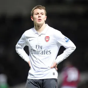 Jack Wilshere (Arsenal). West Ham United 1: 2 Arsenal, FA Cup Third Round Jack Wilshere (Arsenal). West Ham United 1: 2 Arsenal, FA Cup Third Round