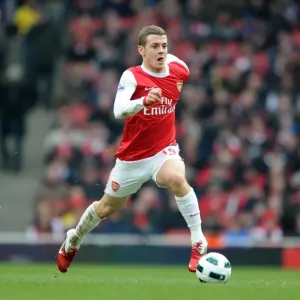 Jack Wilshere at Arsenal's Emirates Stadium during the 0-0 draw against Sunderland in the Barclays Premier League, 2011