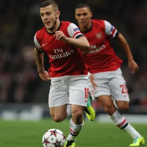 Jack Wilshere: Arsenal's Midfield Maestro Dazzles in Champions League Clash Against Napoli, 2013 Jack Wilshere: Arsenal's Midfield Maestro Dazzles in Champions League Clash Against Napoli, 2013