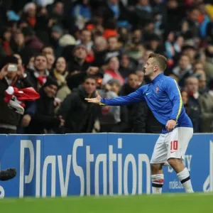 Jack Wilshere Celebrates with Arsenal Fans after Arsenal v Marseille UEFA Champions League Match, 2013 Jack Wilshere Celebrates with Arsenal Fans after Arsenal v Marseille UEFA Champions League Match, 2013