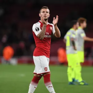 Jack Wilshere Celebrates Europa League Victory with Arsenal Fans (2017-18)