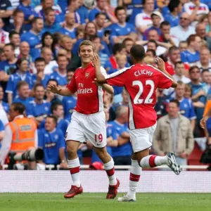 Jack Wilshere Print - Emirates Cup Goal Celebration Jack Wilshere Print - Emirates Cup Goal Celebration