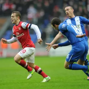 Jack Wilshere Darts Past David Jones and James McArthur (Wigan Athletic vs Arsenal, 2012-13)