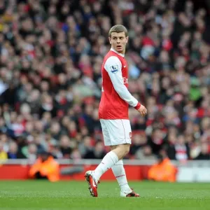 Jack Wilshere at Emirates Stadium: Arsenal vs Sunderland, Barclays Premier League, 0-0