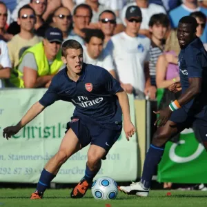 Jack Wilshere and Emmanuel Eboue (Arsenal)