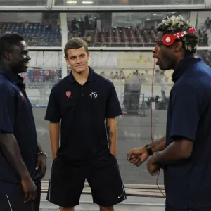 Jack Wilshere, Emmanuel Frimpong and Alex Song(Arsenal). Malaysia XI 0: 4 Arsenal Jack Wilshere, Emmanuel Frimpong and Alex Song(Arsenal). Malaysia XI 0: 4 Arsenal