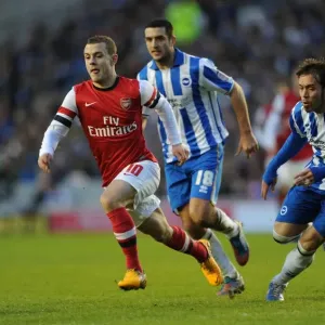 Jack Wilshere Faces Off Against Gary Dicker and Inigo Calderon in FA Cup Clash