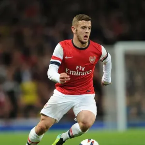 Jack Wilshere Focuses in Arsenal's Capital One Cup Battle Against Chelsea Jack Wilshere Focuses in Arsenal's Capital One Cup Battle Against Chelsea