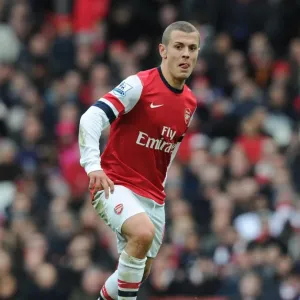 Jack Wilshere: Midfield Mastermind in Action for Arsenal vs. Queens Park Rangers, 2012-13