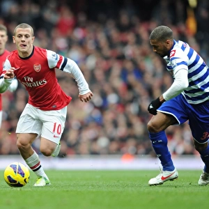 Jack Wilshere Outmaneuvers Armand Traore: Arsenal vs. Queens Park Rangers, 2012-13 Premier League