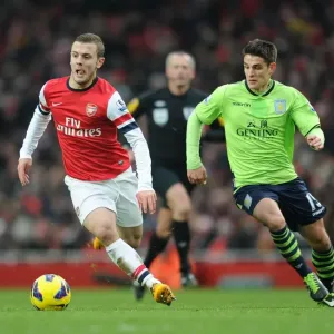 Jack Wilshere Outmaneuvers Ashley Westwood: Premier League Showdown (2012-13)