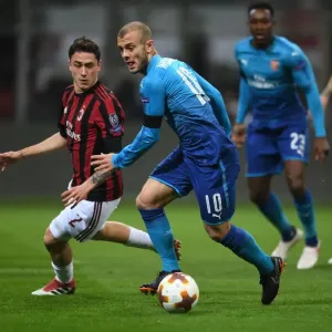 Jack Wilshere Outmaneuvers Davide Calabria: Arsenal vs AC Milan, UEFA Europa League 2018 Jack Wilshere Outmaneuvers Davide Calabria: Arsenal vs AC Milan, UEFA Europa League 2018
