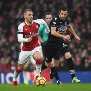 Jack Wilshere Outmaneuvers Luca Milivojevic: Arsenal vs Crystal Palace, Premier League 2017-18 Jack Wilshere Outmaneuvers Luca Milivojevic: Arsenal vs Crystal Palace, Premier League 2017-18