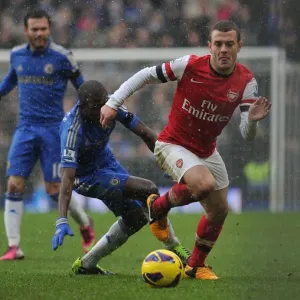Jack Wilshere Outmaneuvers Ramires: Chelsea vs. Arsenal, Premier League 2012-13