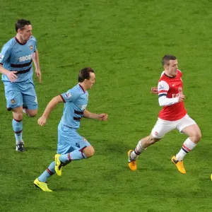 Jack Wilshere Outruns Noble and Nolan: Arsenal vs West Ham United, Premier League 2012-13