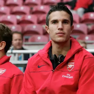 Jack Wilshere and Robin van Persie Print Jack Wilshere and Robin van Persie Print
