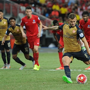 Jack Wilshere Scores Arsenal's Second Goal at 2015 Barclays Asia Trophy in Singapore