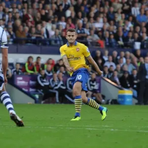 Jack Wilshere Scores Past Jonas Olsson: West Bromwich Albion vs Arsenal, Premier League 2013-14