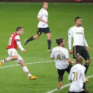 Jack Wilshere Scores the Winner: Arsenal vs Swansea FA Cup Replay, 2013 Jack Wilshere Scores the Winner: Arsenal vs Swansea FA Cup Replay, 2013
