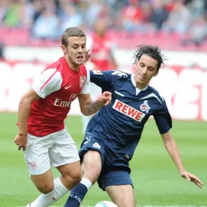 Jack Wilshere Takes on Pedro Geromel: Cologne vs. Arsenal Pre-Season Clash