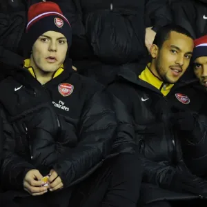 Jack Wilshere, Theo Walcott and Gael Clichy (Arsenal). Wigan Athletic 2: 2 Arsenal