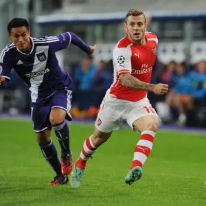 Jack Wilshere vs. Andy Najar: Battle in the Midfield - Arsenal vs. RSC Anderlecht, UEFA Champions League, 2014