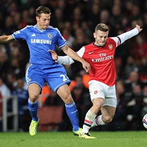Jack Wilshere vs Cesar Azpilicueta: Battle at the Emirates - Arsenal v Chelsea, Capital One Cup 2013-14