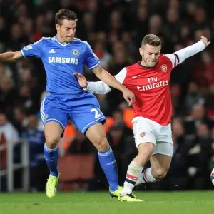 Jack Wilshere vs Cesar Azpilicueta: Battle at the Emirates - Arsenal v Chelsea, Capital One Cup 2013-14 Jack Wilshere vs Cesar Azpilicueta: Battle at the Emirates - Arsenal v Chelsea, Capital One Cup 2013-14