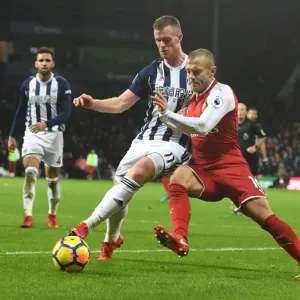 Jack Wilshere vs. Chris Brunt: A Midfield Battle at The Hawthorns (Arsenal vs. West Bromwich Albion, 2017-18)
