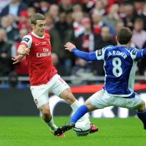 Jack Wilshere vs Craig Gardner: Arsenal's Defeat in the Carling Cup Final against Birmingham City (27/2/11) Jack Wilshere vs Craig Gardner: Arsenal's Defeat in the Carling Cup Final against Birmingham City (27/2/11)