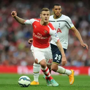 Jack Wilshere vs. Etienne Capoue: Battle in the Midfield - Arsenal v Tottenham, Premier League 2014-15