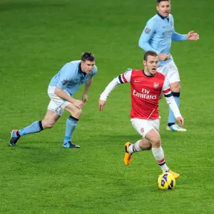 Jack Wilshere vs. Gareth Barry, Javi Garcia: Battle in Midfield - Arsenal v Manchester City, Premier League 2012-13 Jack Wilshere vs. Gareth Barry, Javi Garcia: Battle in Midfield - Arsenal v Manchester City, Premier League 2012-13