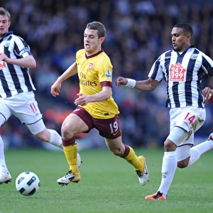 Jack Wilshere vs. Jerome Thomas: Thrilling Draw at The Hawthorns, Arsenal vs. West Bromwich Albion, Barclays Premier League, 2011