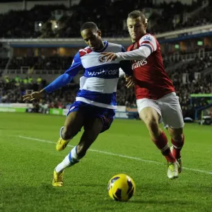 Jack Wilshere vs. Jimmy Kebe: Intense Battle in Reading vs. Arsenal (2012-13 Premier League)