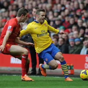 Jack Wilshere vs. Jordan Henderson: Battle in the Midfield - Liverpool vs. Arsenal, Premier League 2013-14 Jack Wilshere vs. Jordan Henderson: Battle in the Midfield - Liverpool vs. Arsenal, Premier League 2013-14