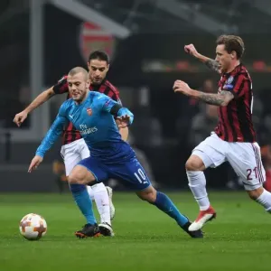 Jack Wilshere vs. Lucas Biglia: Battle in the Europa League - Arsenal vs. AC Milan Jack Wilshere vs. Lucas Biglia: Battle in the Europa League - Arsenal vs. AC Milan