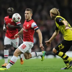 Jack Wilshere vs. Marcel Schmelzer: Battle in the Midfield - Arsenal vs. Borussia Dortmund, UEFA Champions League, 2013