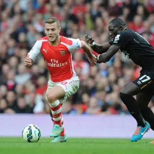 Jack Wilshere vs. Mohamed Diame: Battle in Midfield - Arsenal v Hull City, 2014-15 Jack Wilshere vs. Mohamed Diame: Battle in Midfield - Arsenal v Hull City, 2014-15