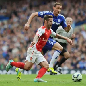 Jack Wilshere vs. Nemanja Matic: Battle in the Midfield - Chelsea vs. Arsenal, Premier League 2014-15