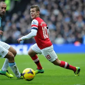 Jack Wilshere vs. Pablo Zabaleta: Battle at Etihad Stadium - Manchester City vs. Arsenal (2013-14) Jack Wilshere vs. Pablo Zabaleta: Battle at Etihad Stadium - Manchester City vs. Arsenal (2013-14)