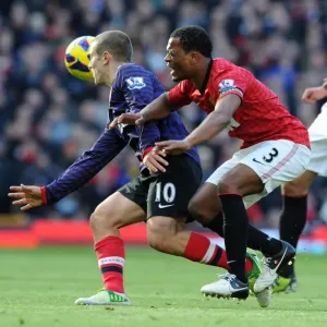 Jack Wilshere vs Patrice Evra: Clash Leads to Red Cards in Manchester United vs Arsenal Premier League Match Jack Wilshere vs Patrice Evra: Clash Leads to Red Cards in Manchester United vs Arsenal Premier League Match