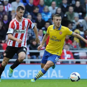 Jack Wilshere vs Valentin Roberge: Intense Clash in Sunderland v Arsenal (Premier League 2013-14) Jack Wilshere vs Valentin Roberge: Intense Clash in Sunderland v Arsenal (Premier League 2013-14)