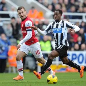 Jack Wilshere vs. Vernon Anita: Intense Battle at St. James Park (Newcastle United vs. Arsenal, 2013-14) Jack Wilshere vs. Vernon Anita: Intense Battle at St. James Park (Newcastle United vs. Arsenal, 2013-14)
