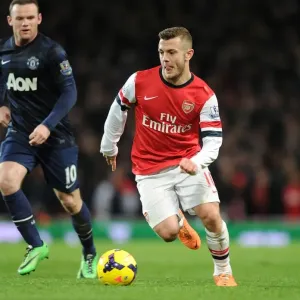 Jack Wilshere vs Wayne Rooney: Battle in the Midfield - Arsenal vs Manchester United, Premier League 2013-14