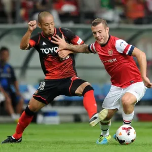 Jack Wilshere vs Yosuke Ishibitsu: Nagoya Grampus vs Arsenal, 2013