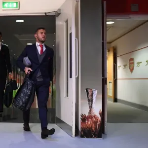 Jack Wilshere's Arrival at Emirates Stadium: Arsenal FC vs. 1. FC Koeln, UEFA Europa League (2017)