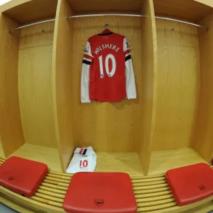 Jack Wilshere's Arsenal Shirt in the Changing Room (2012-13)