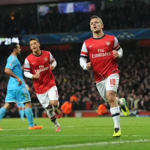 Jack Wilshere's Brace: Arsenal vs. Olympique de Marseille, UEFA Champions League, 2013 Jack Wilshere's Brace: Arsenal vs. Olympique de Marseille, UEFA Champions League, 2013