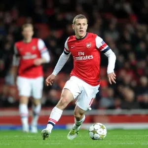 Jack Wilshere's Brilliant Performance: Arsenal's Midfield Mastermind Shines in UEFA Champions League Battle Against Montpellier (2012)
