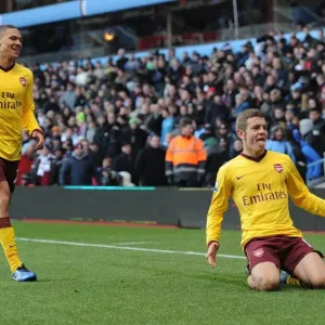 Jack Wilshere's Game-Winning Goal: Arsenal's Triumph over Aston Villa 4-2 (2010-11 Season) Jack Wilshere's Game-Winning Goal: Arsenal's Triumph over Aston Villa 4-2 (2010-11 Season)